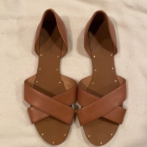Madewell Leather Sandals tan Sz 11